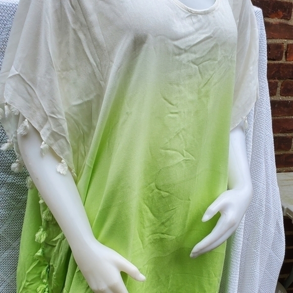 Plus Size Fringed Swimsuit Cover up 1X -:3X - Picture 3 of 12